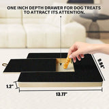 Dog using Pawberry Treat & Trim Nail Scratch Board